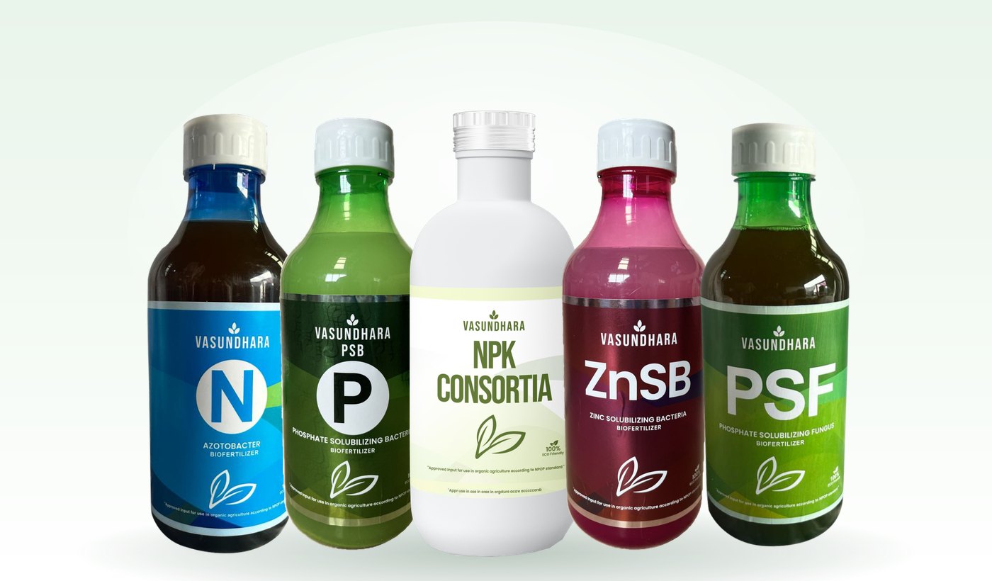 The Vasundhara range of bio-fertilizers